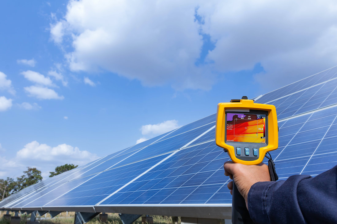 solar panel thermal inspection